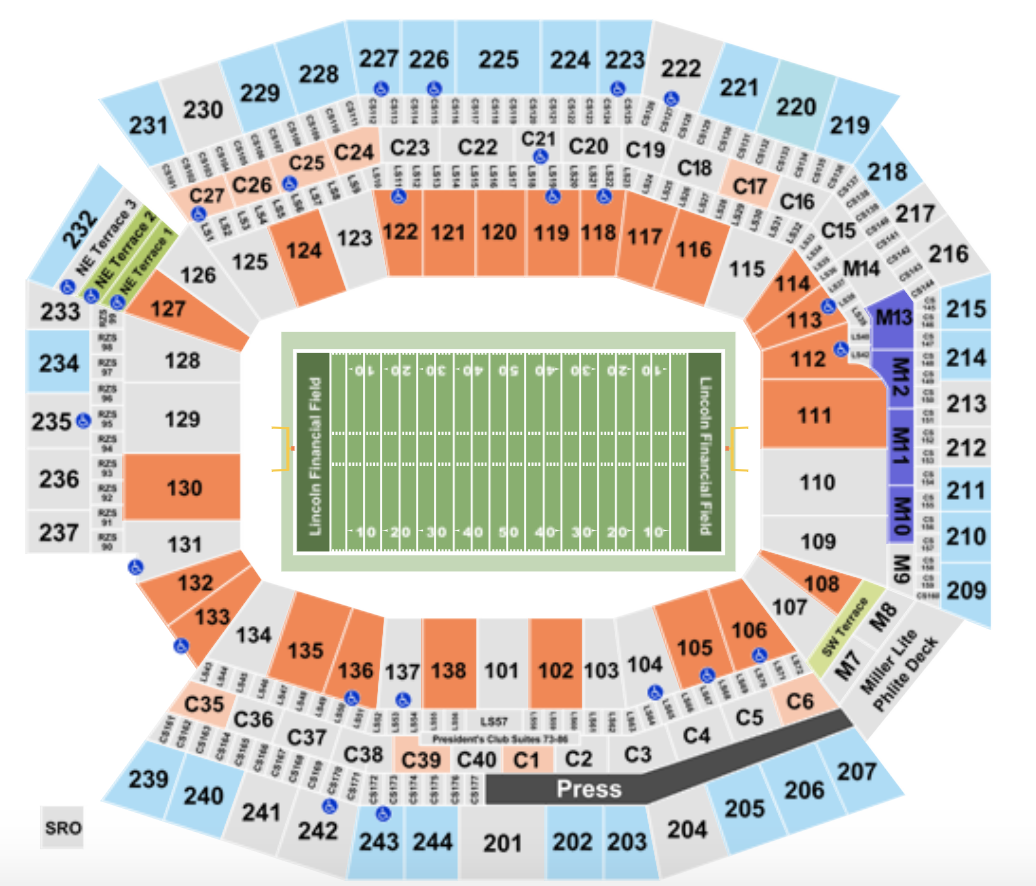 fedexfield seating chart section row amp seat number info fedex field seating chart row numbers
